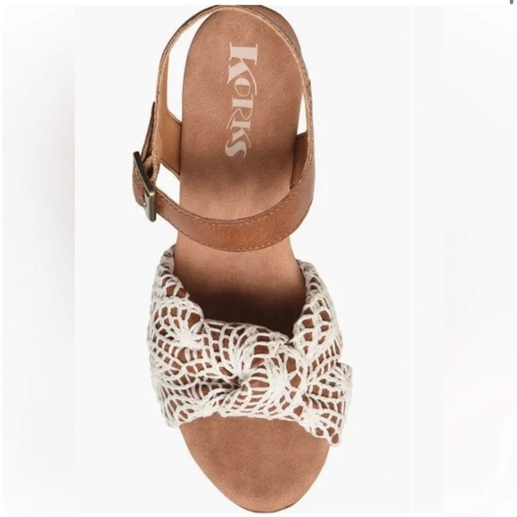 🌸KORKS🌸 Natalia Crochet Know Sandal Size: 10M - Picture 2 of 9